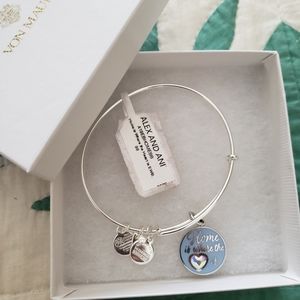 Alex and Ani Stainless steel  bracelet